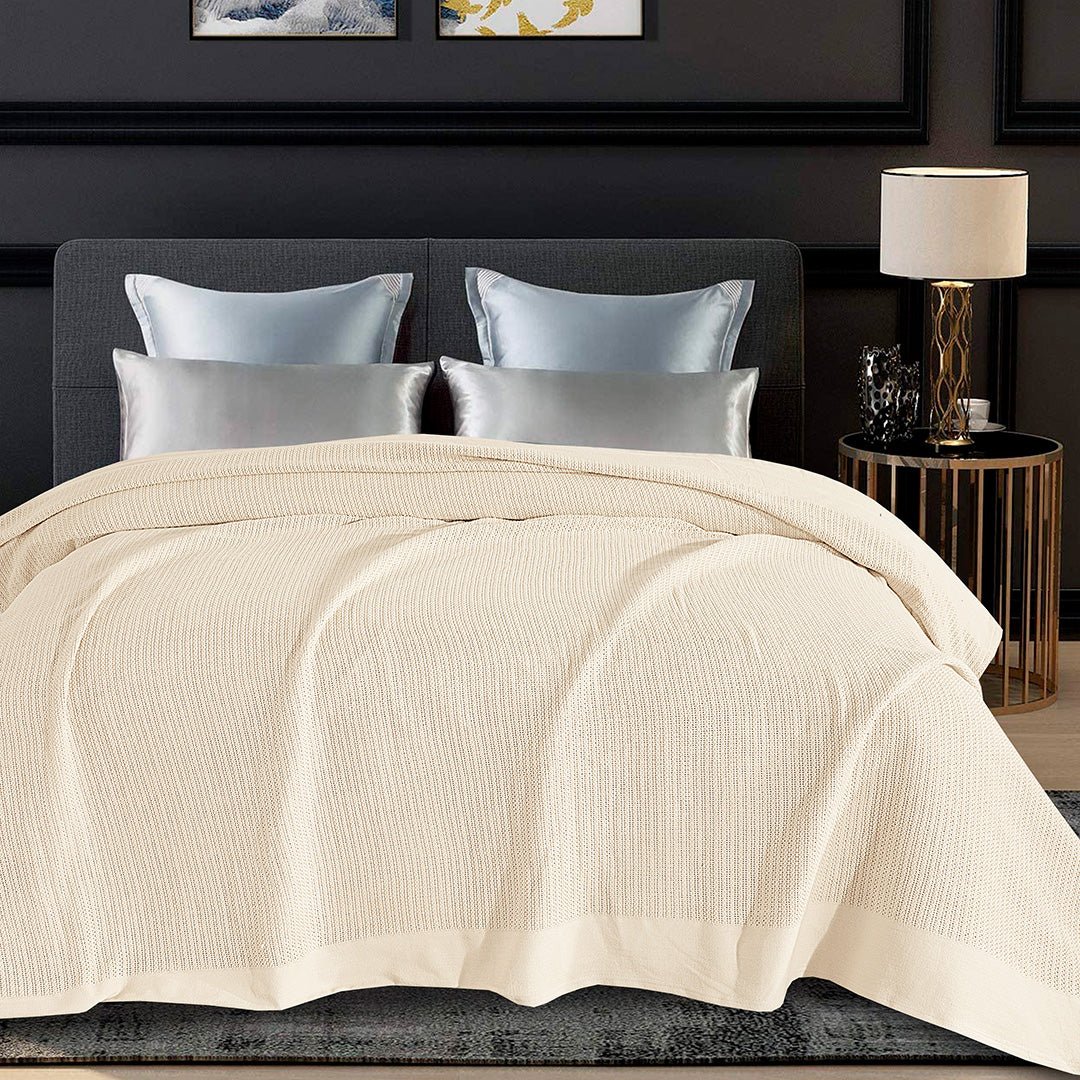 Cellular AC Blanket Off White - Lotus