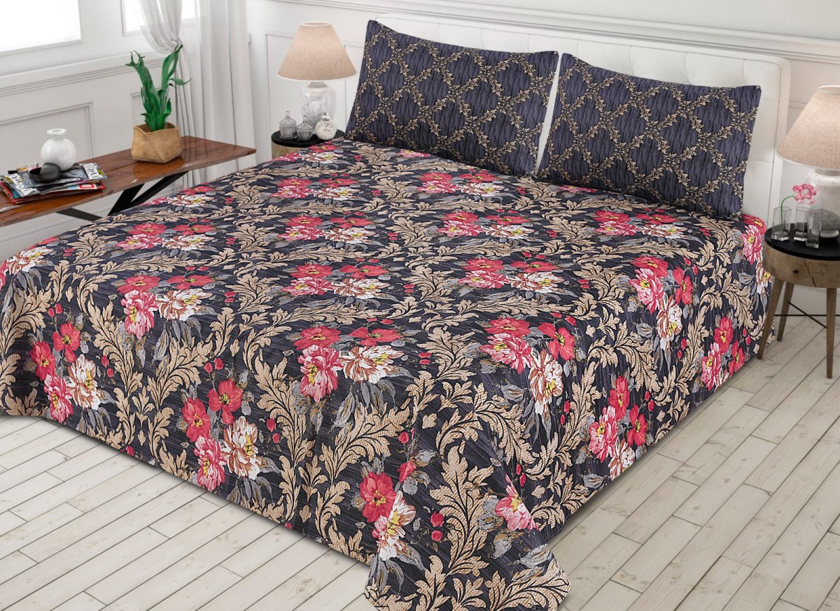 Classic Floral Charm - Bed Sheet Set Single - Lotus