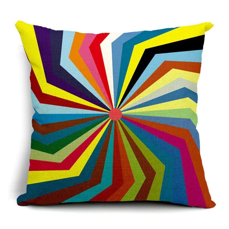 Colorful Geometry Cushion Covers (Pack Of 5) - CC - 86 Filling - Lotus