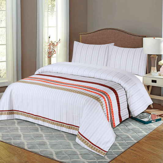 Cotton Sateen Bed Sheet Pixels Single - 30118 - Lotus