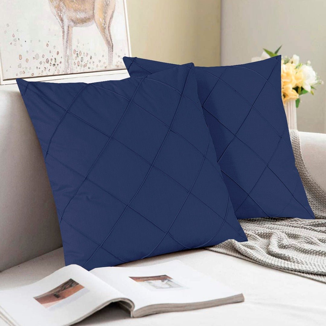 Diagonal Pleated Cushion Cover (Pack of 2) RFS - Lotus