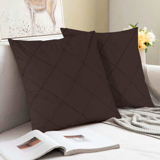 Diagonal Pleated Cushion Cover (Pack of 2) RFS - Lotus