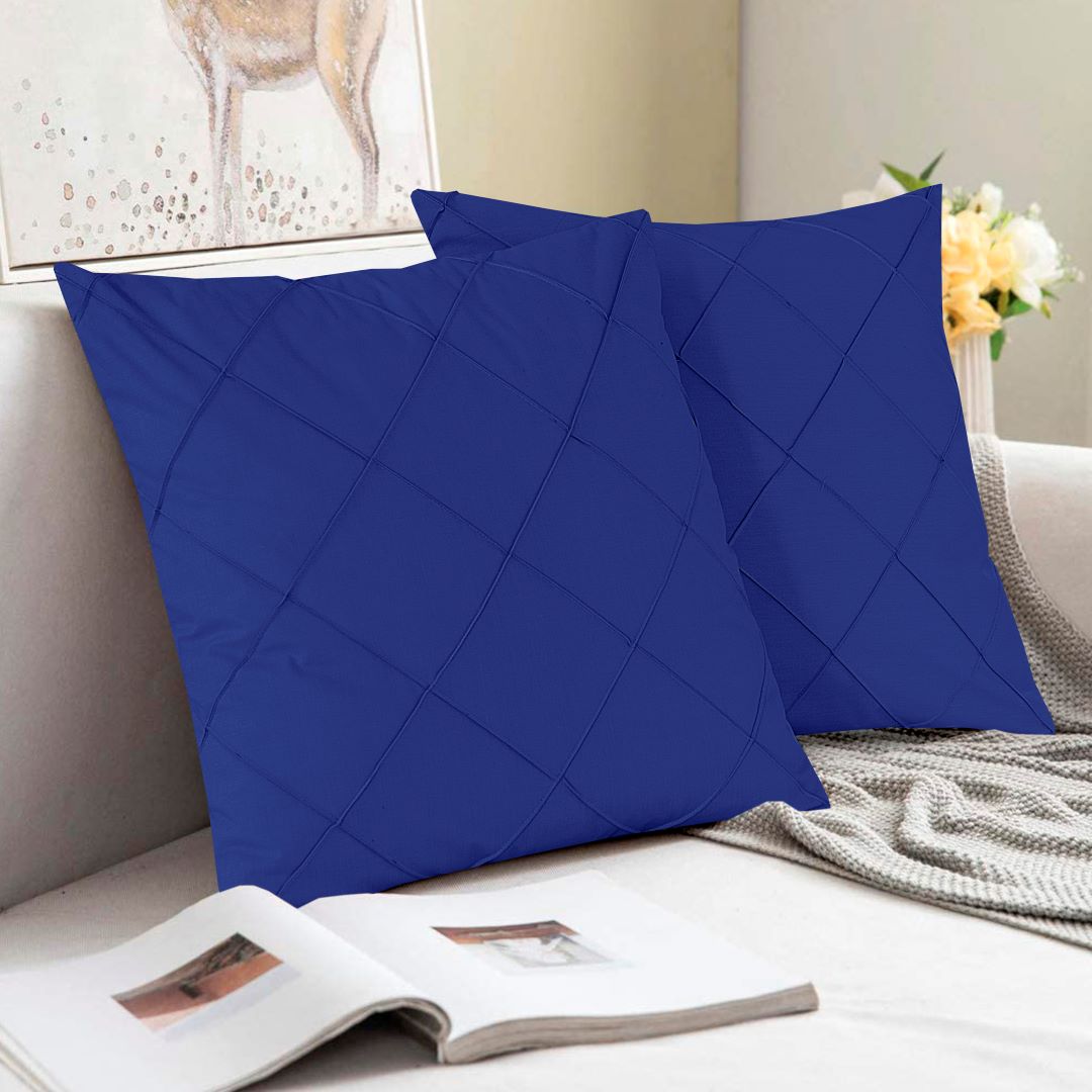 Diagonal Pleated Cushion Cover (Pack of 2) RFS - Lotus