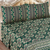Emerald Glow - Bed Sheet Set Single - Lotus