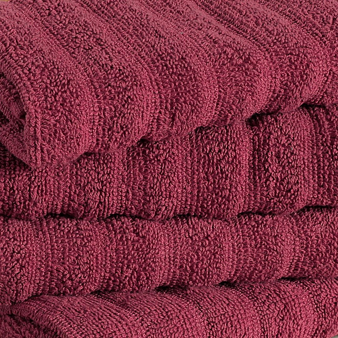 Export Quality Face/Wash Towel Terracotta (Pack of 4) - 540 - Lotus