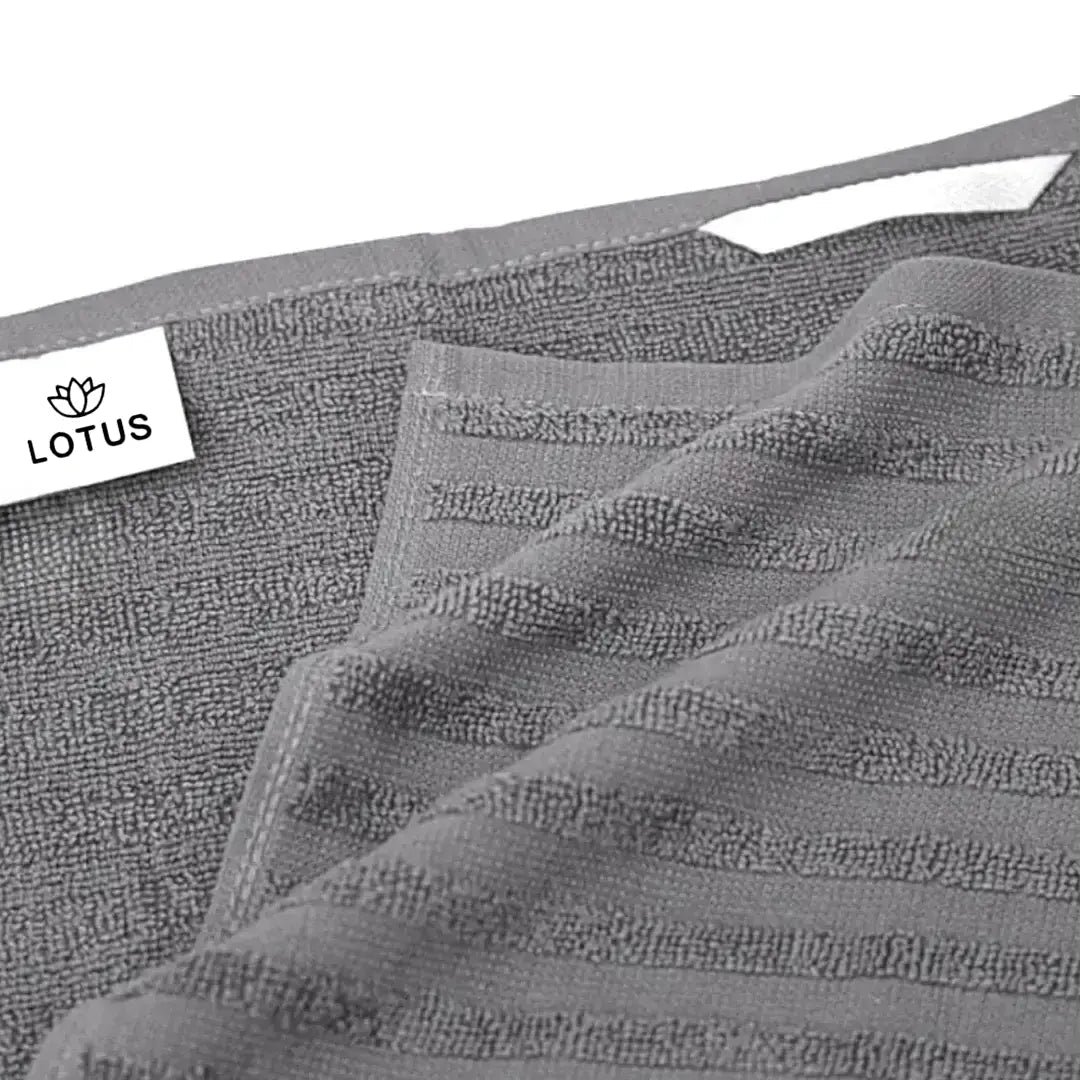 Export Quality Flat & Terry Kitchen Towel Gray - Lotus