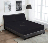 Black - Fitted Sheet Set Single
