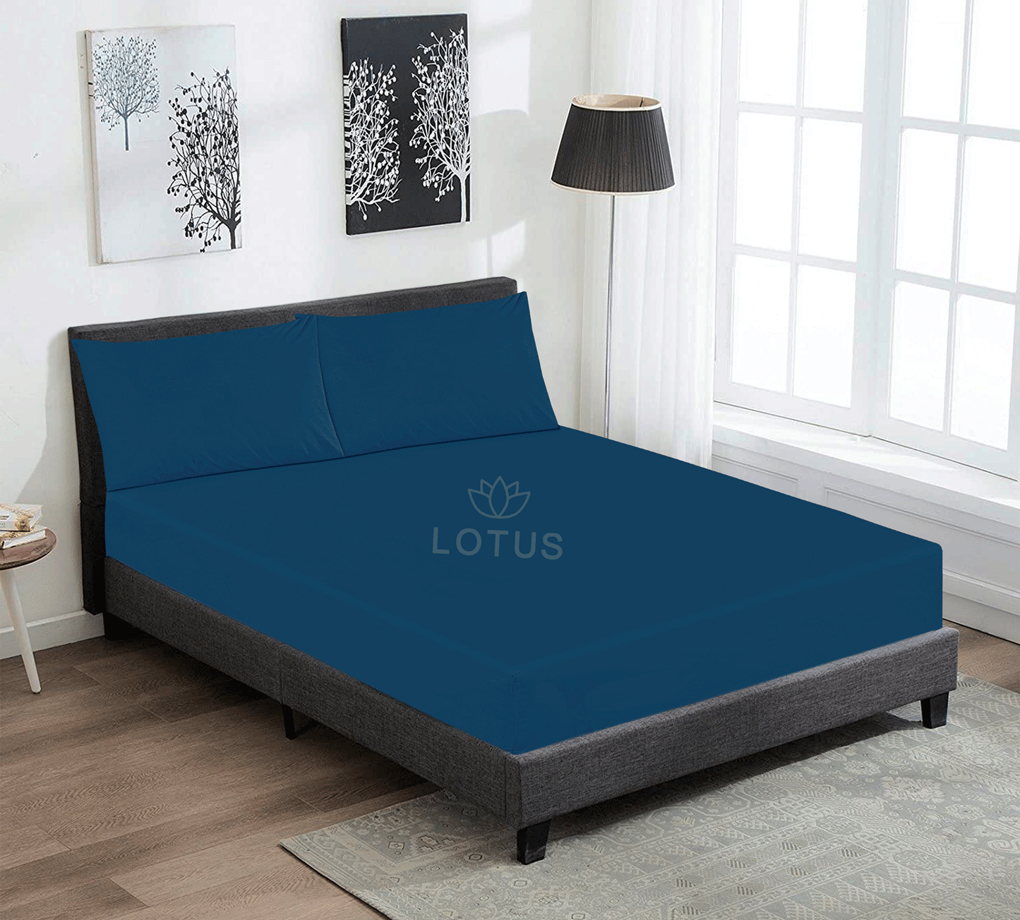 Ultra Soft Fitted Sheet Set – Zinc, Single Size, 2 Pc