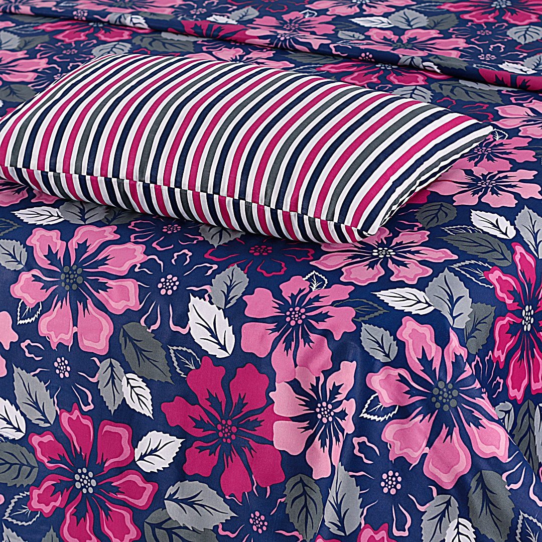 Floral Charm - Bed Sheet Set Single - Lotus