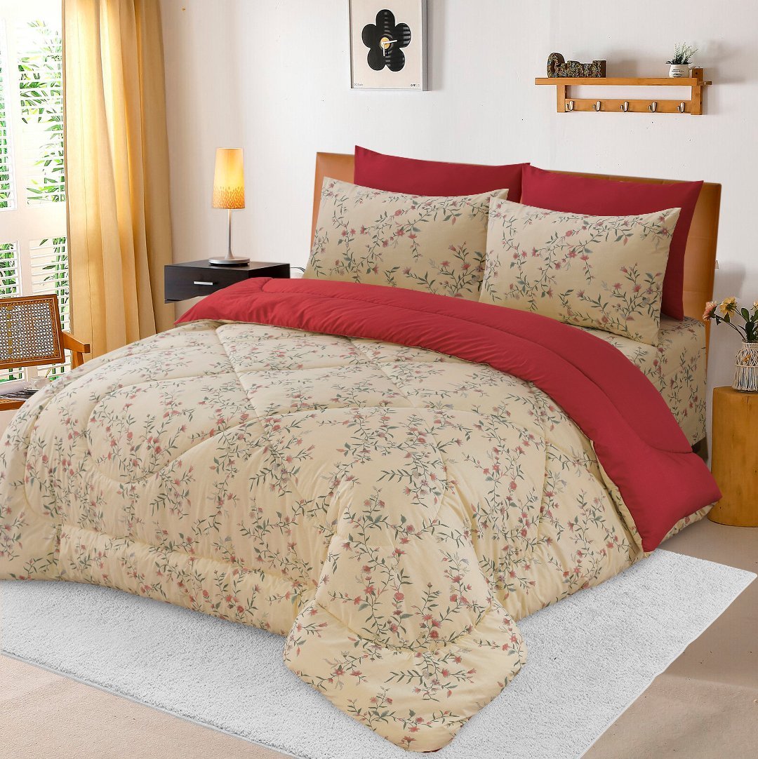 Floral - Duvet Cover Set 3 Pcs - Lotus