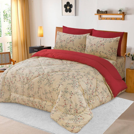 Floral - Duvet Cover Set 3 Pcs - Lotus
