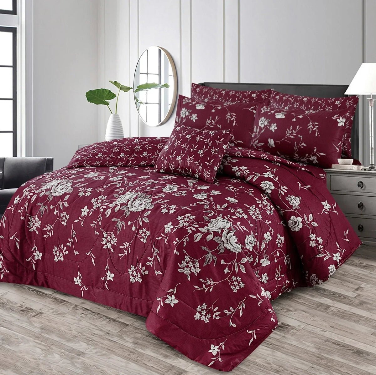 Floral - Summer Comforter Set - Lotus
