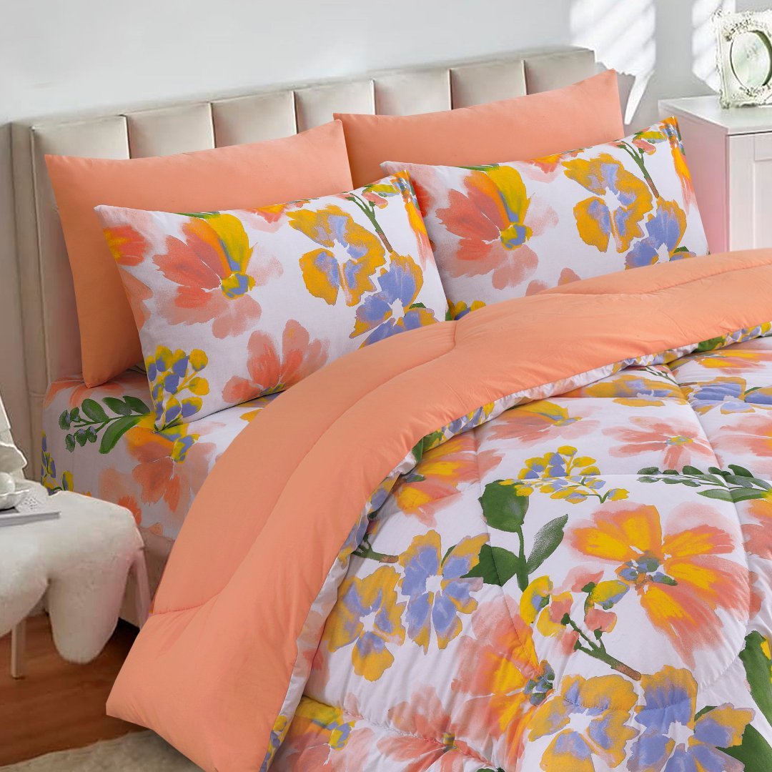 Flower Buds - Duvet Cover Set 3 Pcs - Lotus