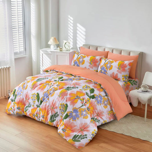 Flower Buds - Duvet Cover Set 3 Pcs - Lotus