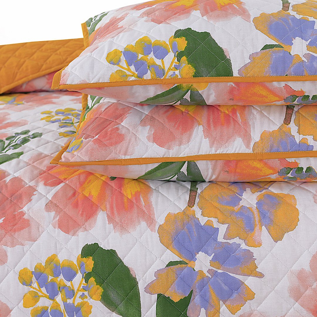 Flower Buds - Summer Comforter Set 3 Pcs - Lotus