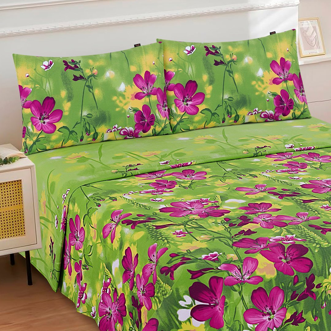 Garden Glow - Bed Sheet Set Single - Lotus