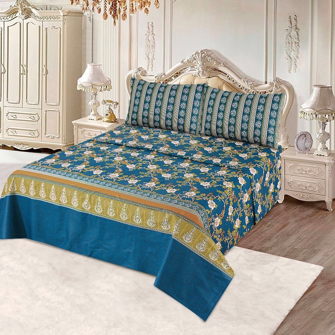Golden Grace Collection - Bed Sheet Set Single - Lotus