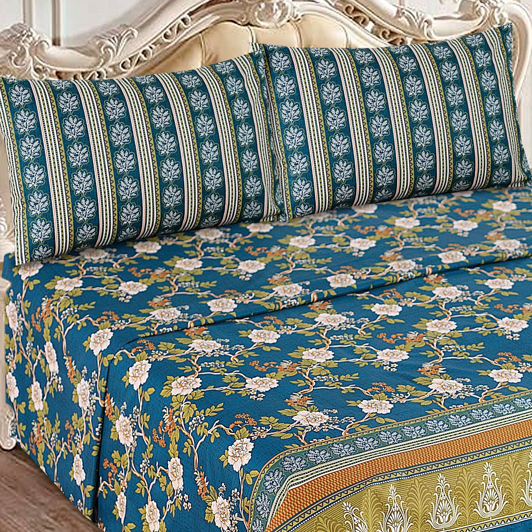 Golden Grace Collection - Bed Sheet Set Single - Lotus