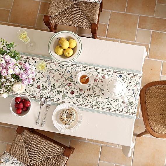 Heritage Weave Table Runner - Lotus