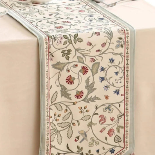Heritage Weave Table Runner - Lotus