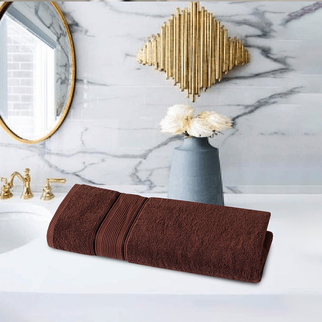 High Quality Bath Towel Twine Chocolate - 554 - Lotus