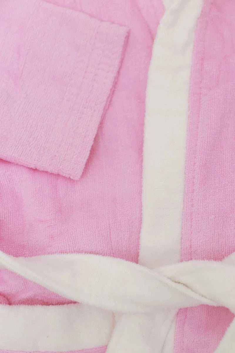 Kid's Bathrobe Light Pink - HE - OS - Lotus