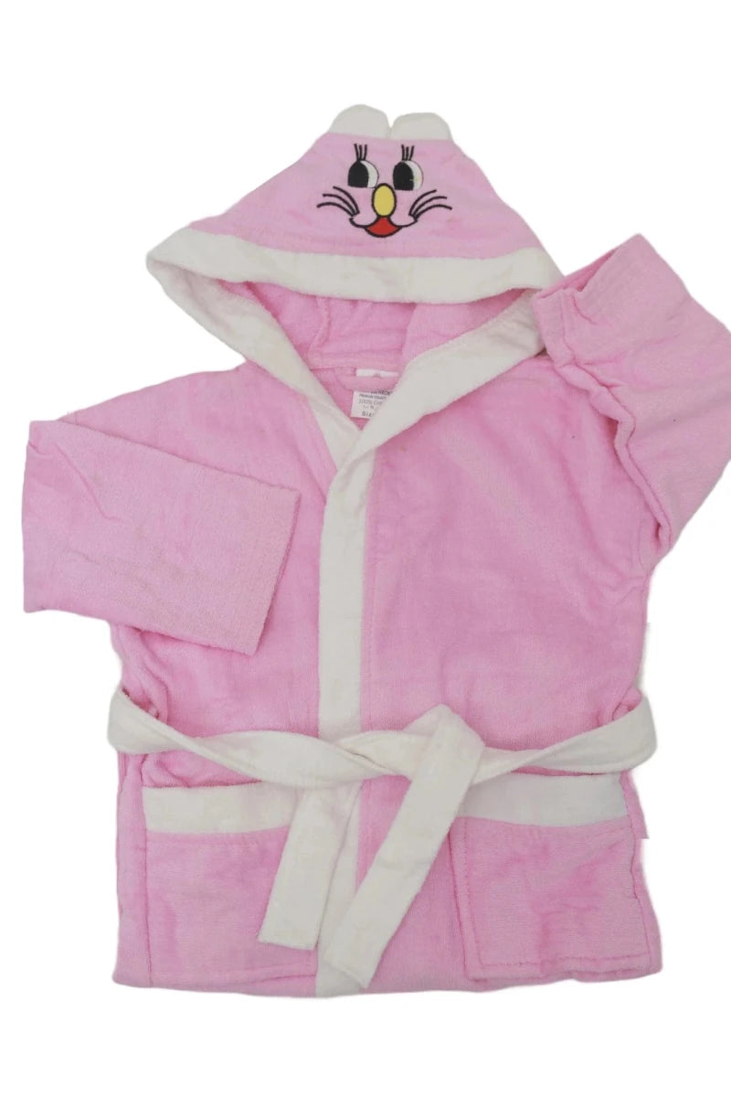 Kid's Bathrobe Light Pink - HE - OS - Lotus