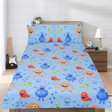 Monster Party - Cartoon Bed Sheet