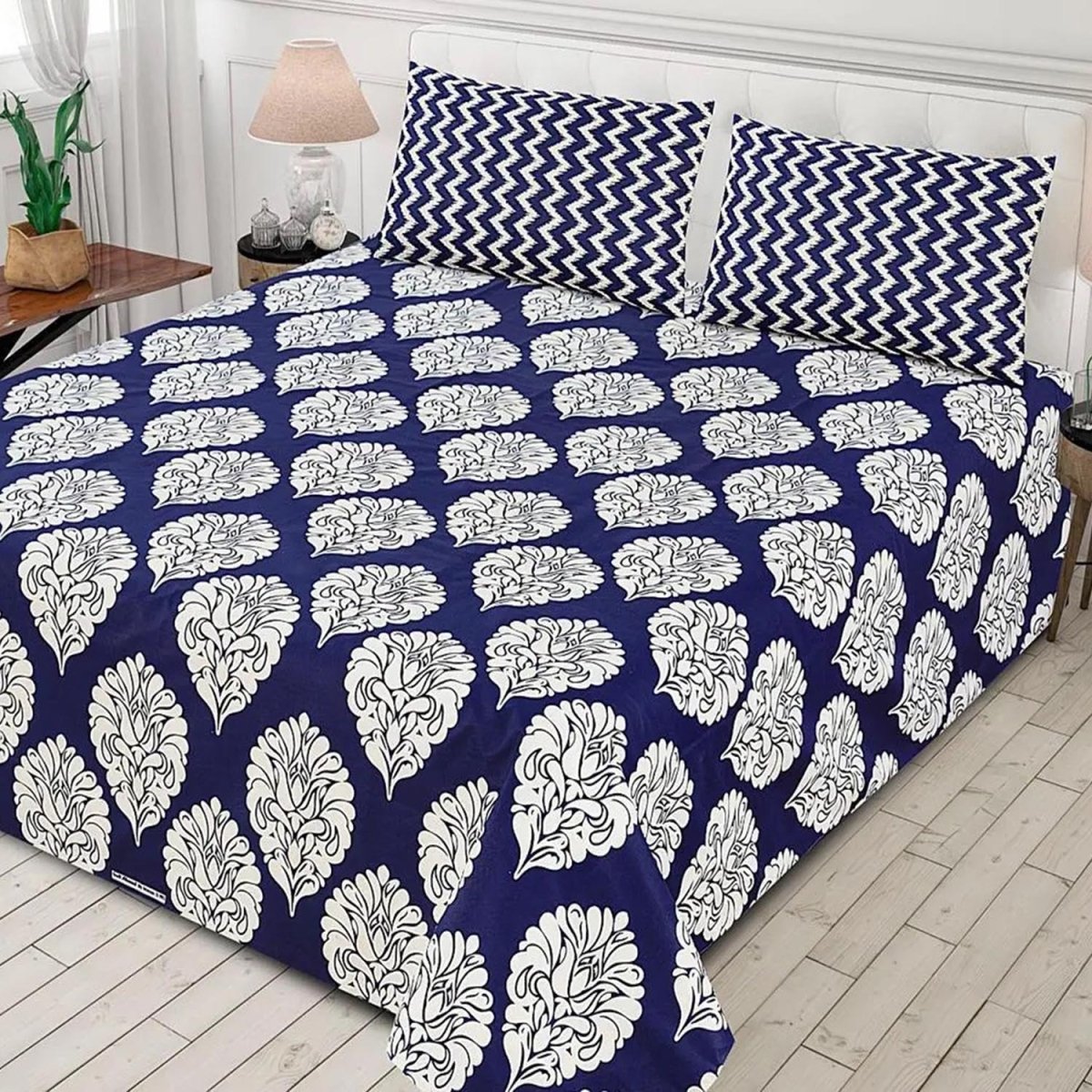Luxury Patterned - Bed Sheet Set Single - Lotus