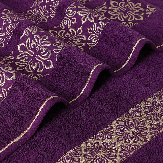 Magenta Flower Bath Towel - Lotus