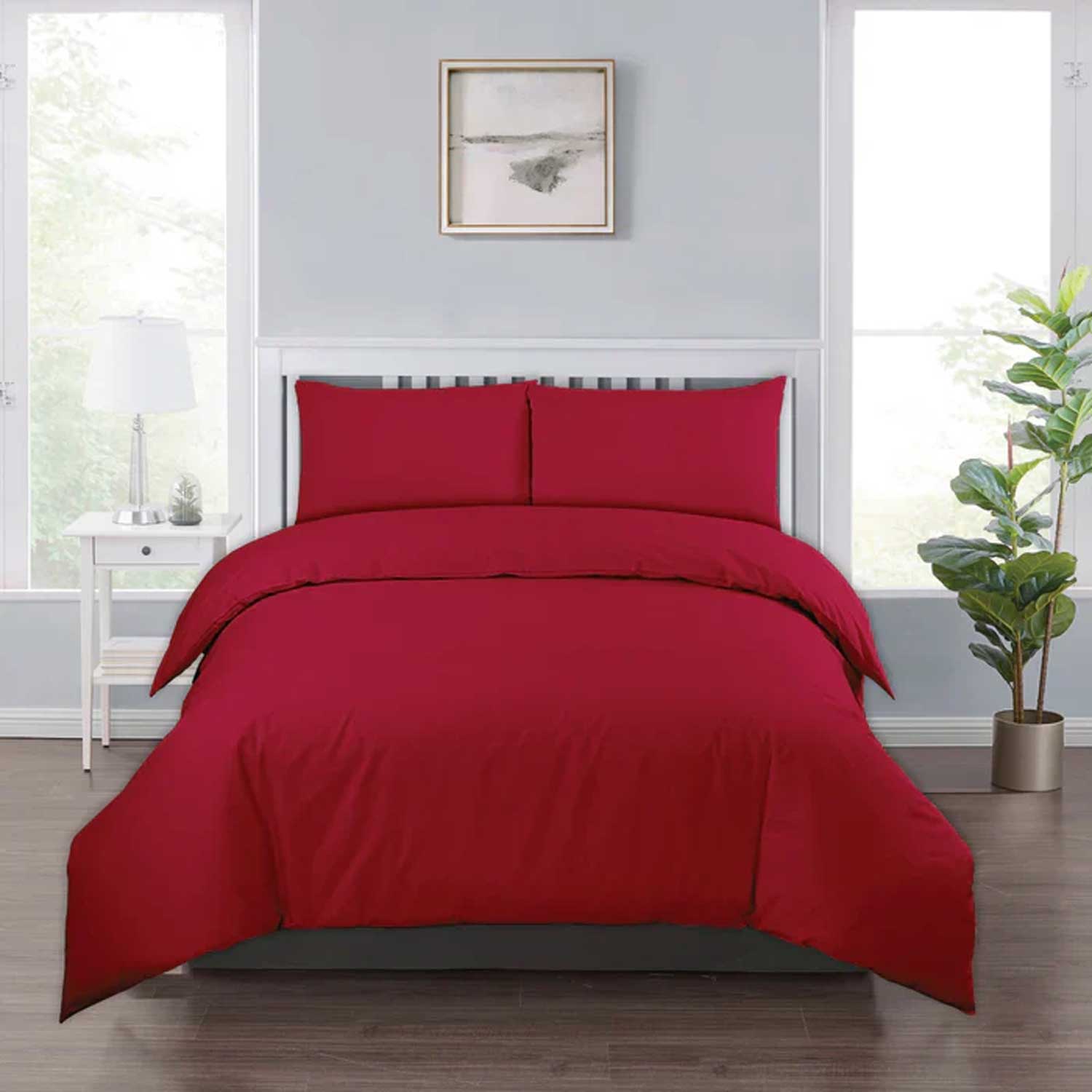Maroon - Bed Sheet Set Single