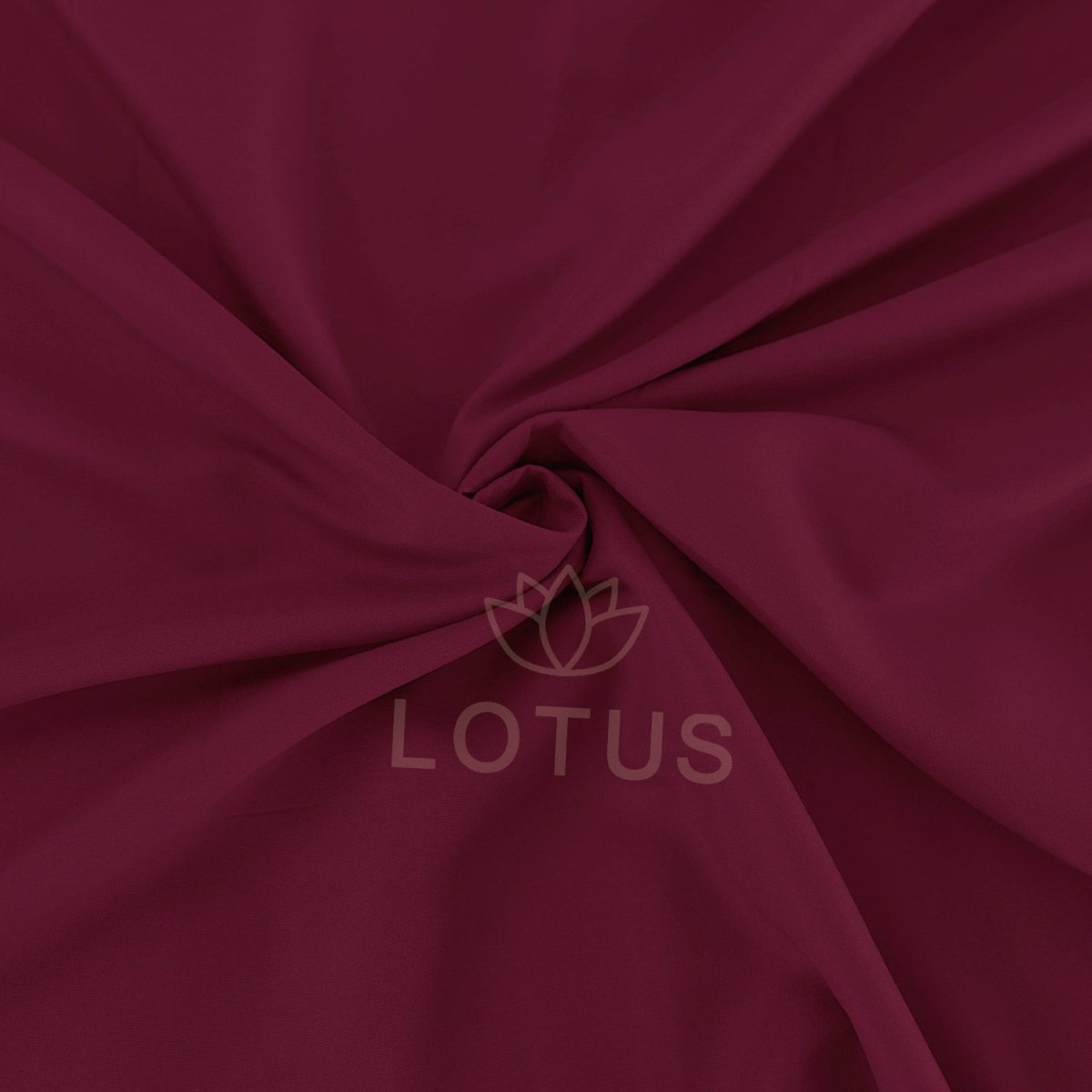 Maroon Zigzag Pleated - Duvet Cover Set 8 Pcs - Lotus