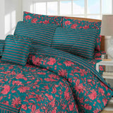 Midnight Bloom - Summer Comforter Set - Lotus