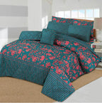Midnight Bloom - Summer Comforter Set - Lotus