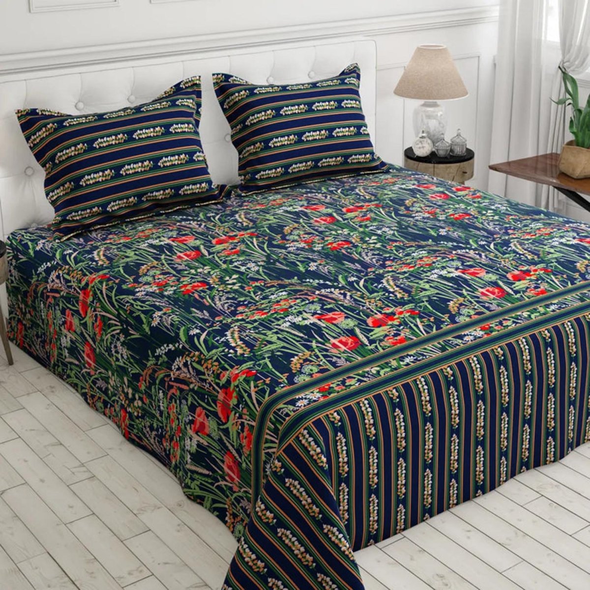 Midnight Garden - Bed Sheet Set - Lotus