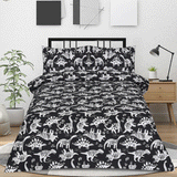 Dinosaurs - Cartoon Bed Sheet