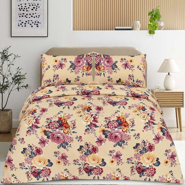 Peachbloom - Bed Sheet Set Single - Lotus Hover Image