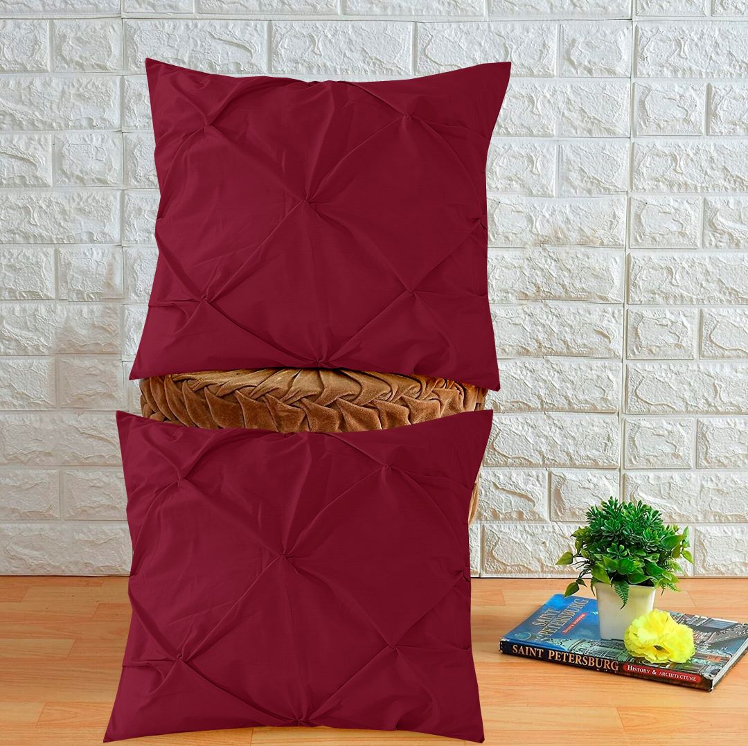 Pin Tuck Cushion Cover (Pack of 2) RFS - Lotus