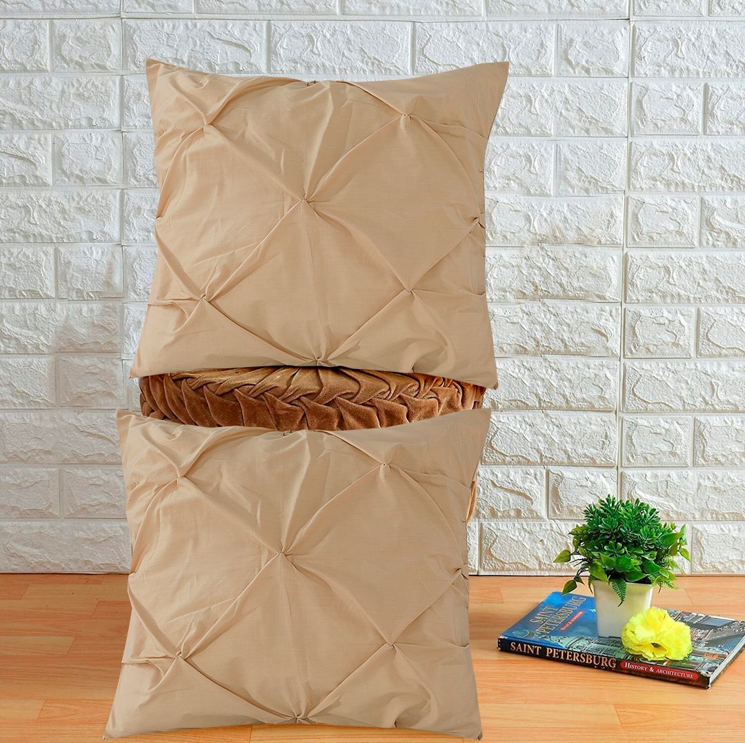 Pin Tuck Cushion Cover (Pack of 2) RFS - Lotus