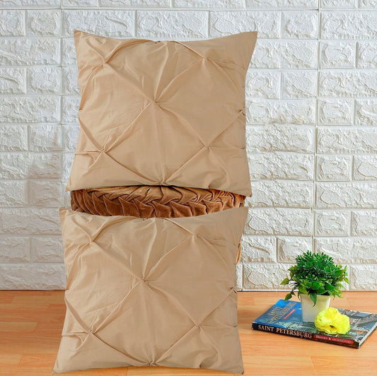Pin Tuck Cushion Cover (Pack of 2) RFS - Lotus