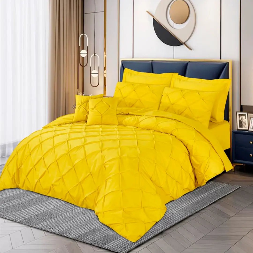 Pin Tuck Duvet Cover 8 Pcs Set Dandelion - 40182 RFS - Lotus