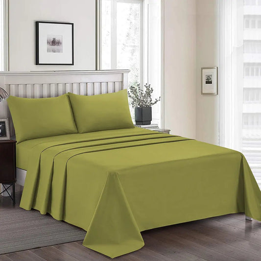Plain Dyed Bed Sheet Set Oasis King - 30288 (Limited Stock) - Lotus
