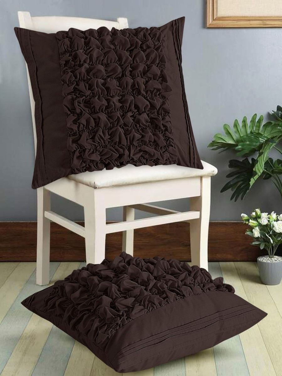 Pleated & Roly - Poly Cushion Cover (Pack of 2) RFS - Lotus
