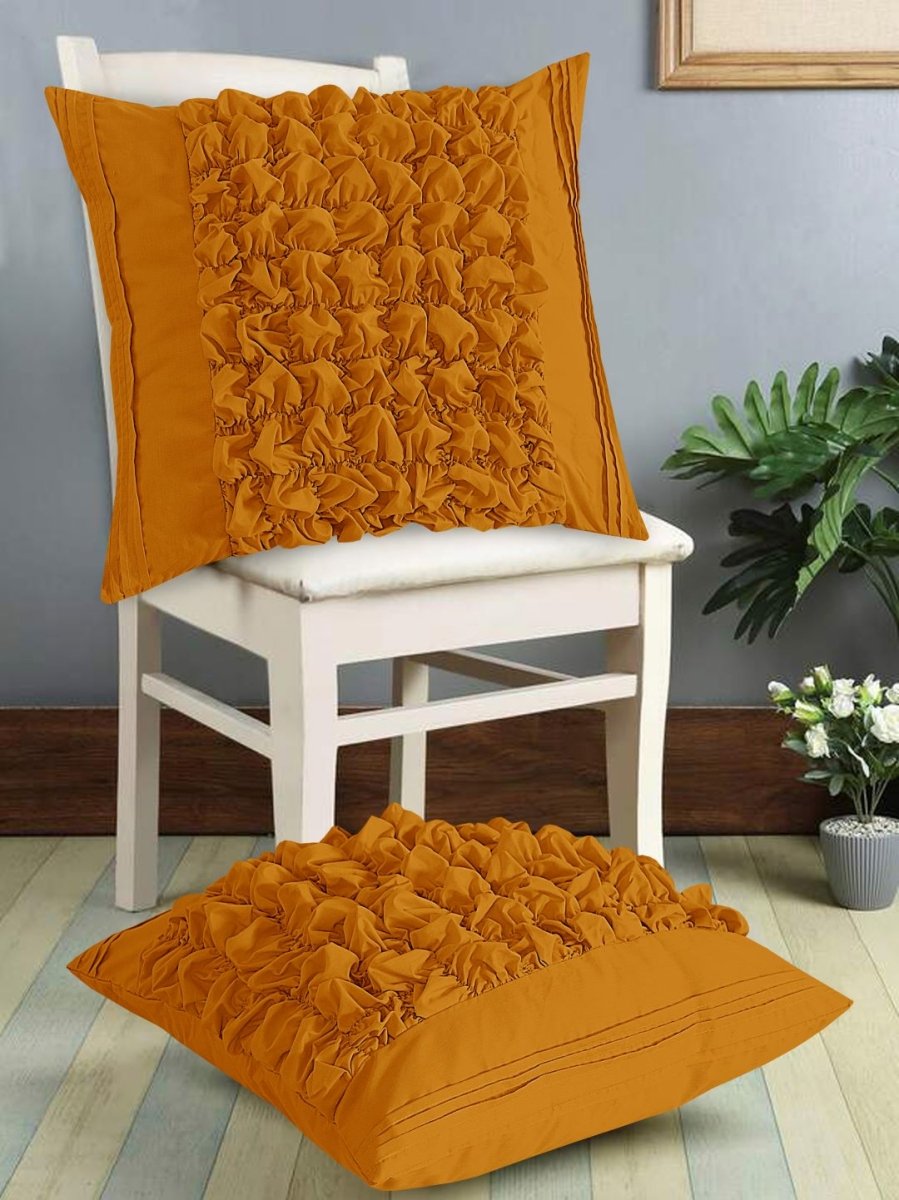 Pleated & Roly - Poly Cushion Cover (Pack of 2) RFS - Lotus