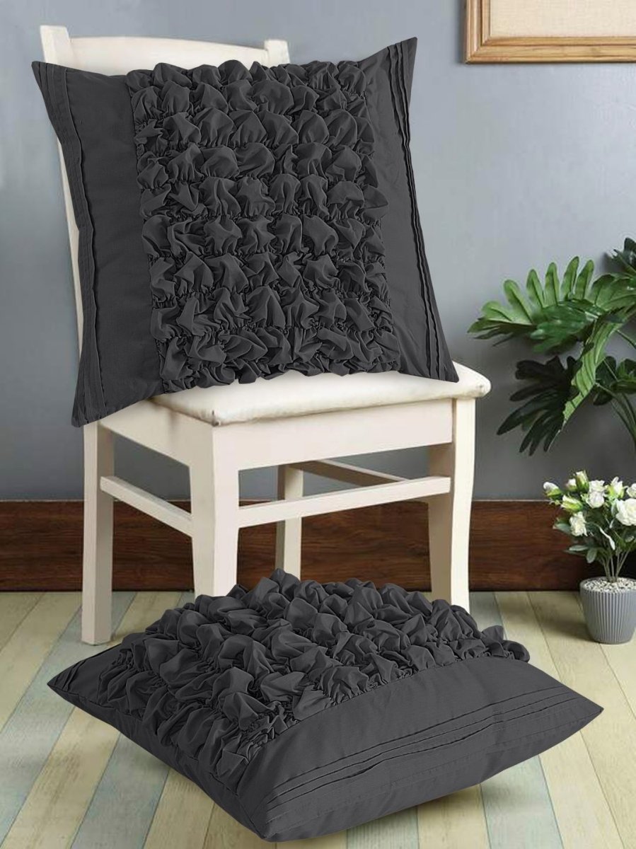 Pleated & Roly - Poly Cushion Cover (Pack of 2) RFS - Lotus