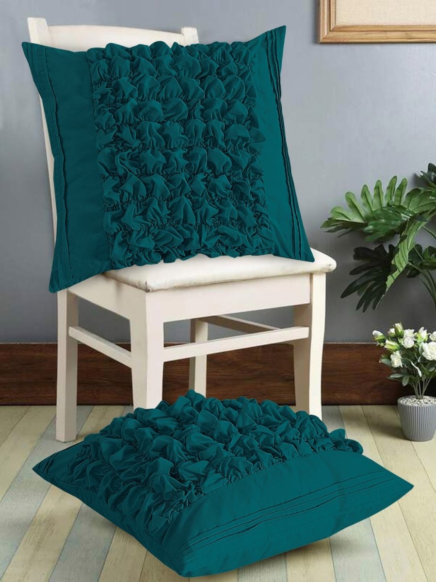 Pleated & Roly - Poly Cushion Cover (Pack of 2) RFS - Lotus