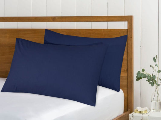 Easy Care Pillow Cover – Navy, 2 Pc