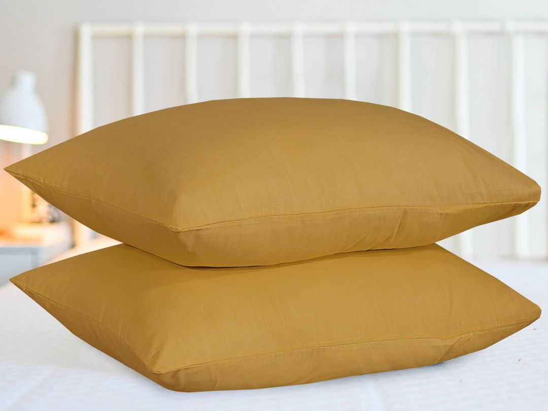 Poly Cotton Pillow Cover (Pack of 2) RFS - Lotus