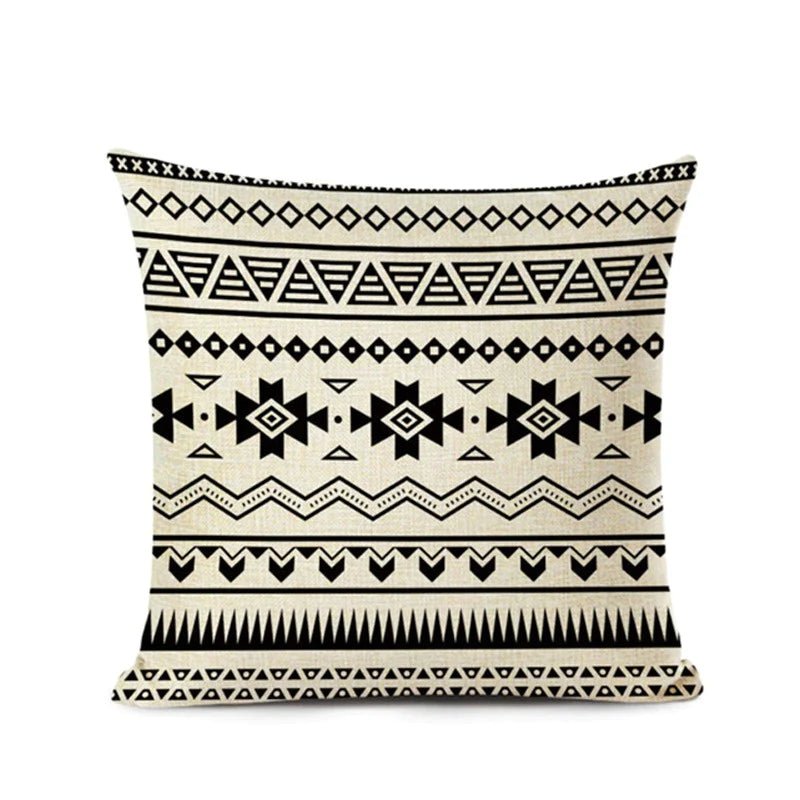 Retro Ethnic Cushion Covers (Pack Of 5) - CC - 25 Filling - Lotus