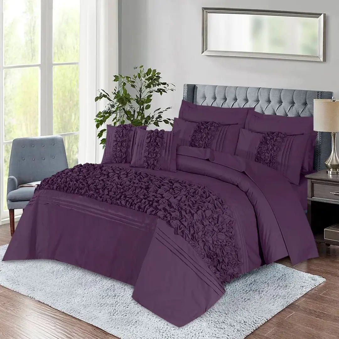Roly - Poly Duvet Cover 8 Pcs Set Blueberry Wine - 40240 RFS - Lotus